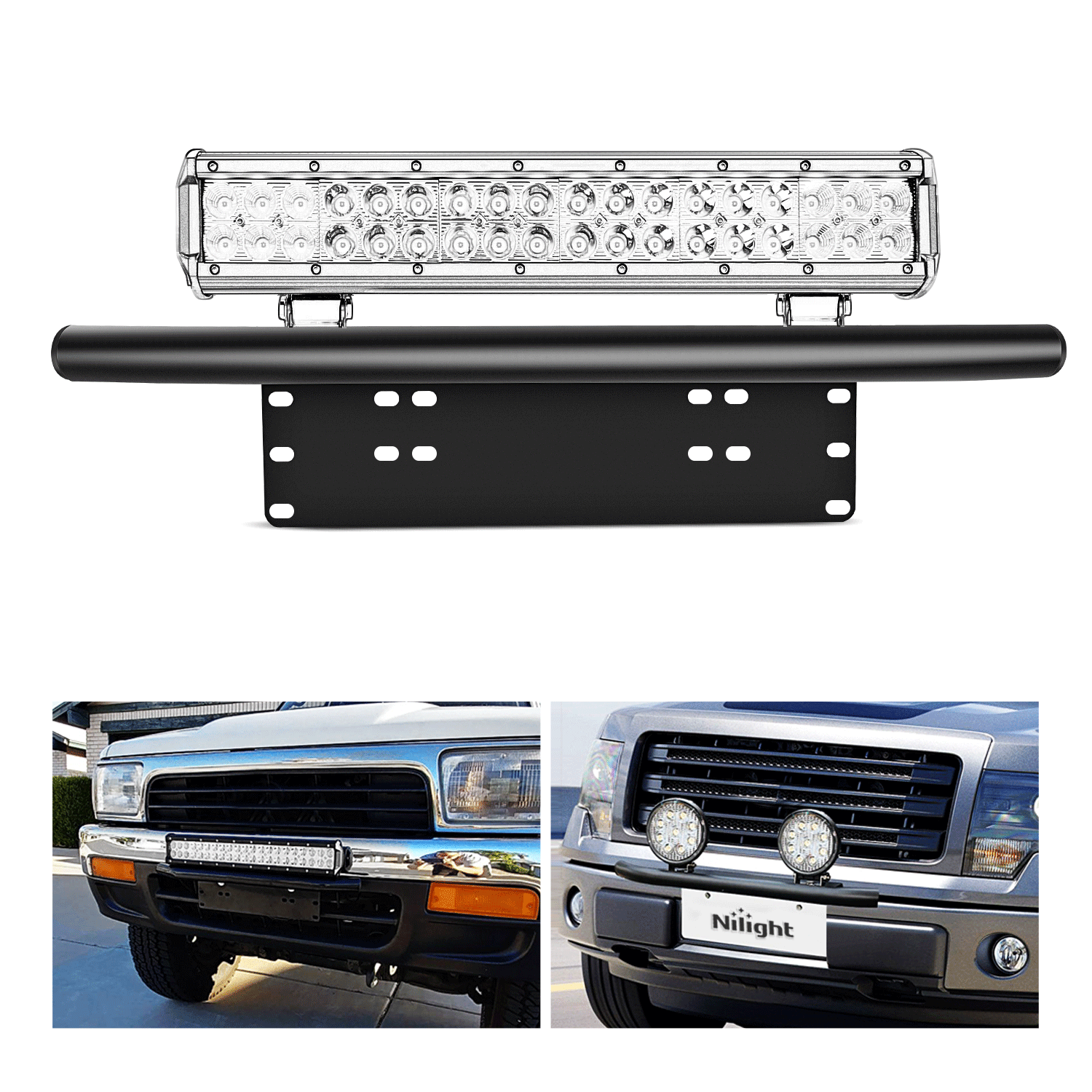 Mountain Biking Derby - Nilight - 90021B Light Bar Mounting