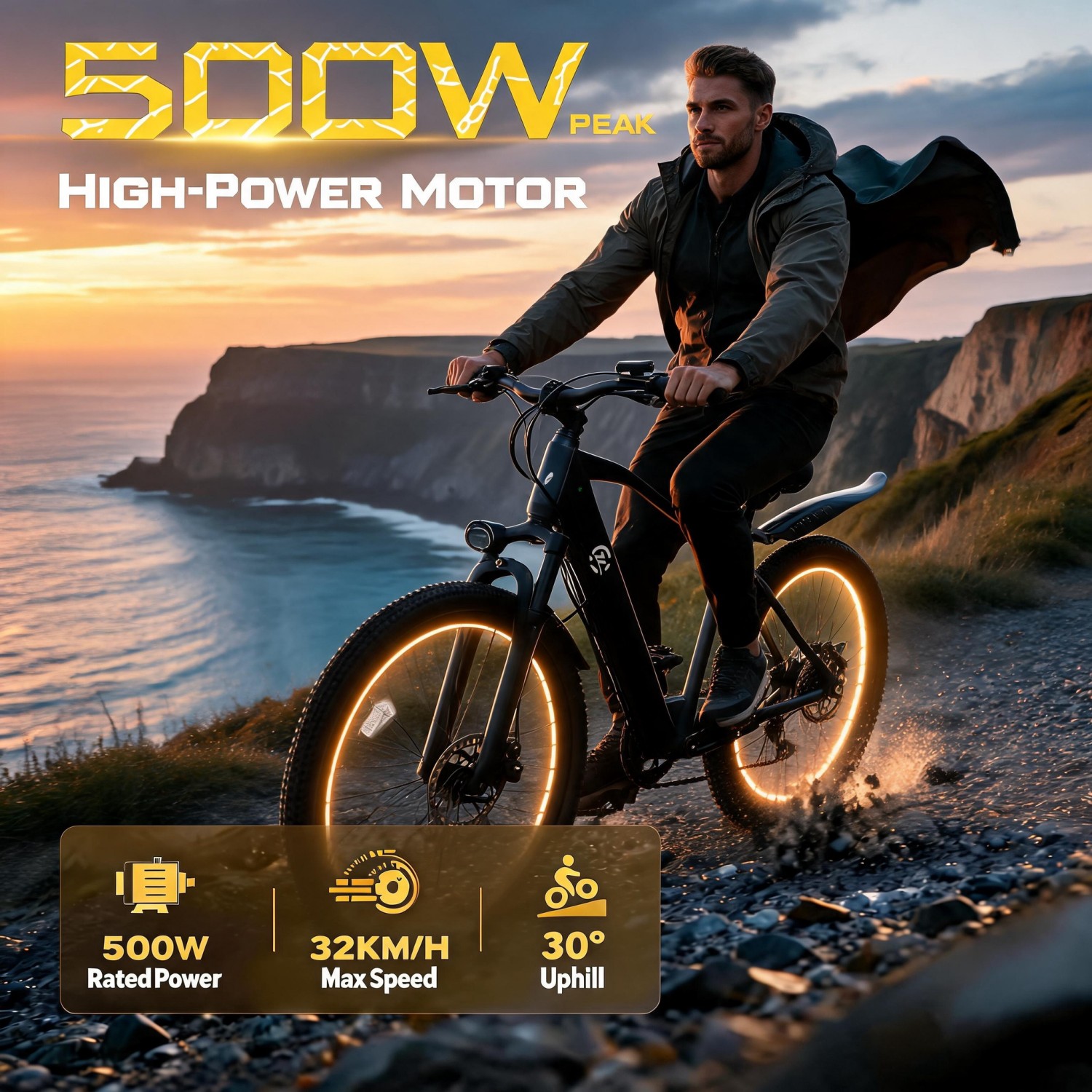 Mountain Biking Holidays - all terrain electric bicycle Christmas electric