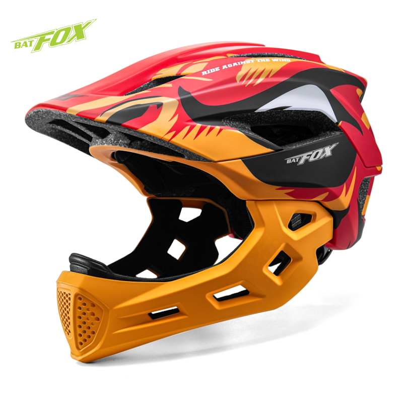 BATFOX Kids Full Face Bike Hel - Mountain Biking Helmet Full Face review and price