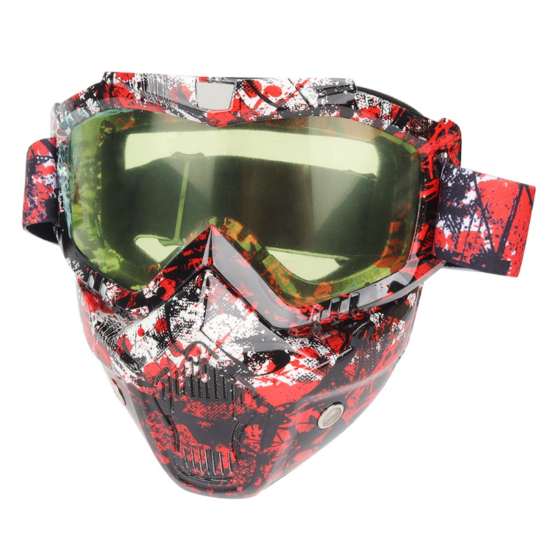 Motorcycle goggles, masks, off - Mountain Biking Helmet Full Face review and price