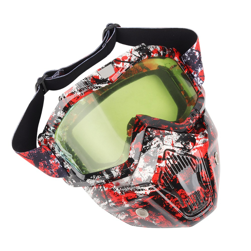 Motorcycle goggles, masks, off - Mountain Biking Helmet Full Face review and price