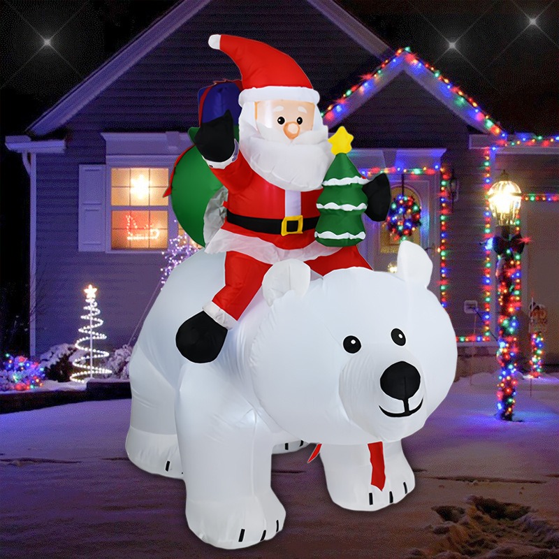 Christmas Inflatable Santa Cla - Mountain Biking Holidays review and price