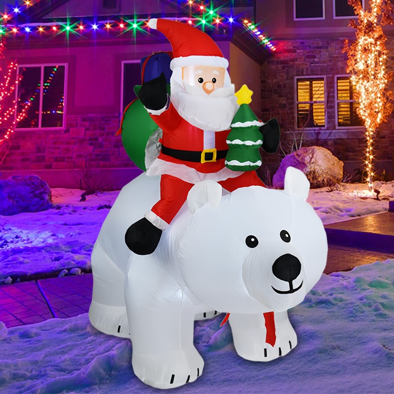 Christmas Inflatable Santa Cla - Mountain Biking Holidays review and price