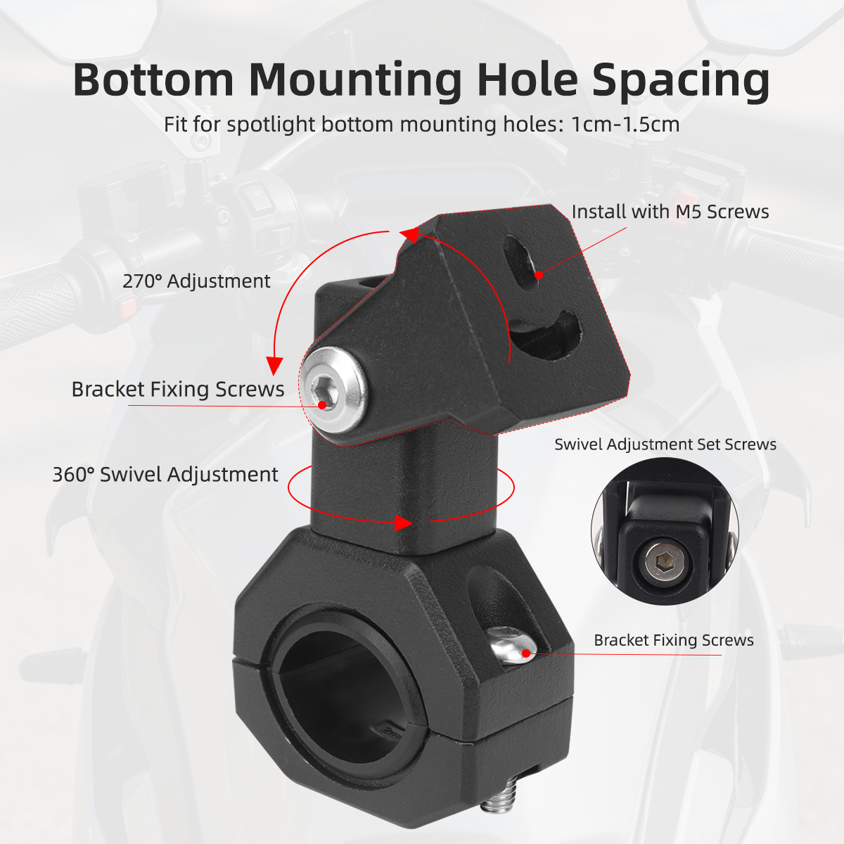 1/2X Universal Motorcycle LED  - Mountain Biking Derby review and price