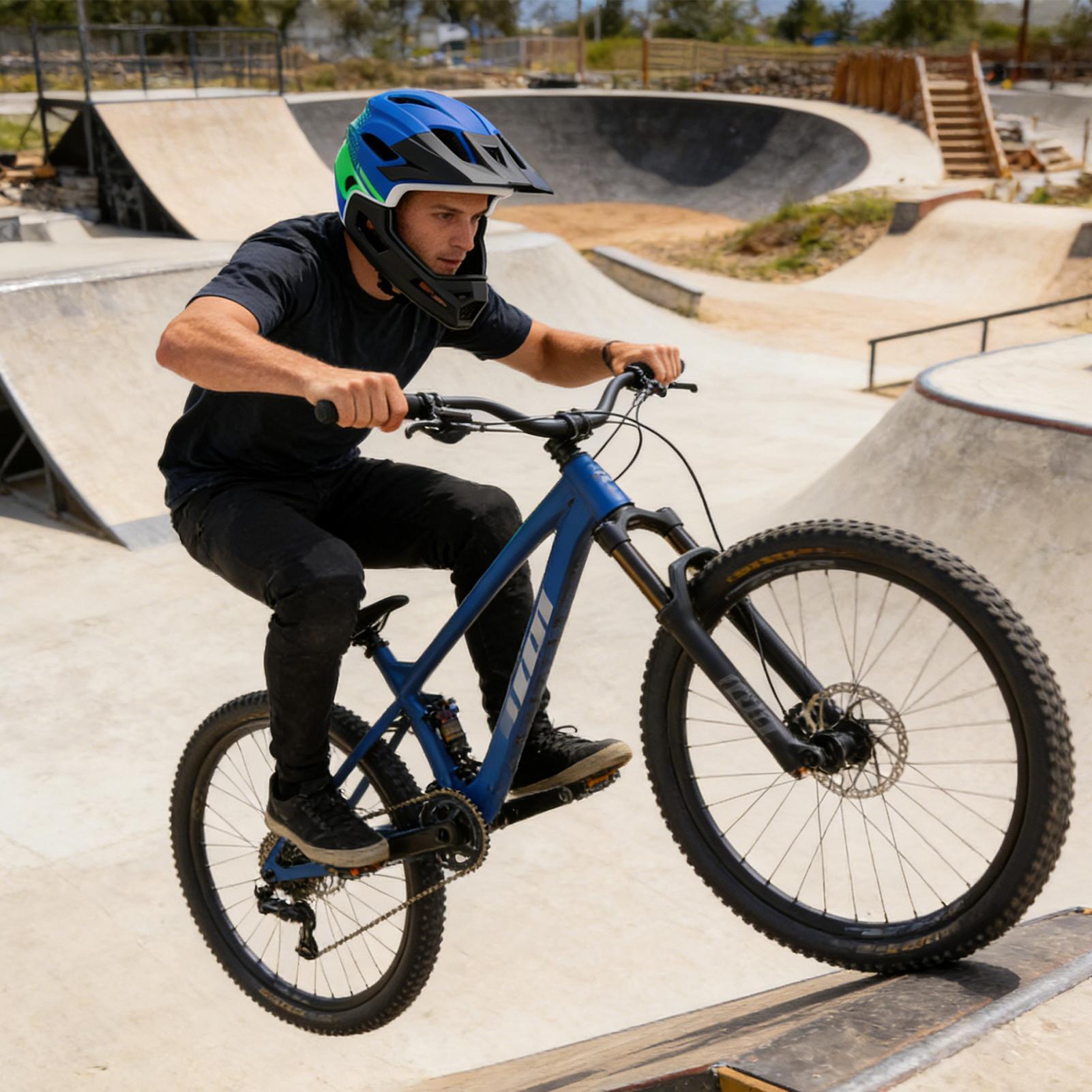 Bike Helmet Full Face Cycling  - Mountain Biking Helmet Full Face review and price