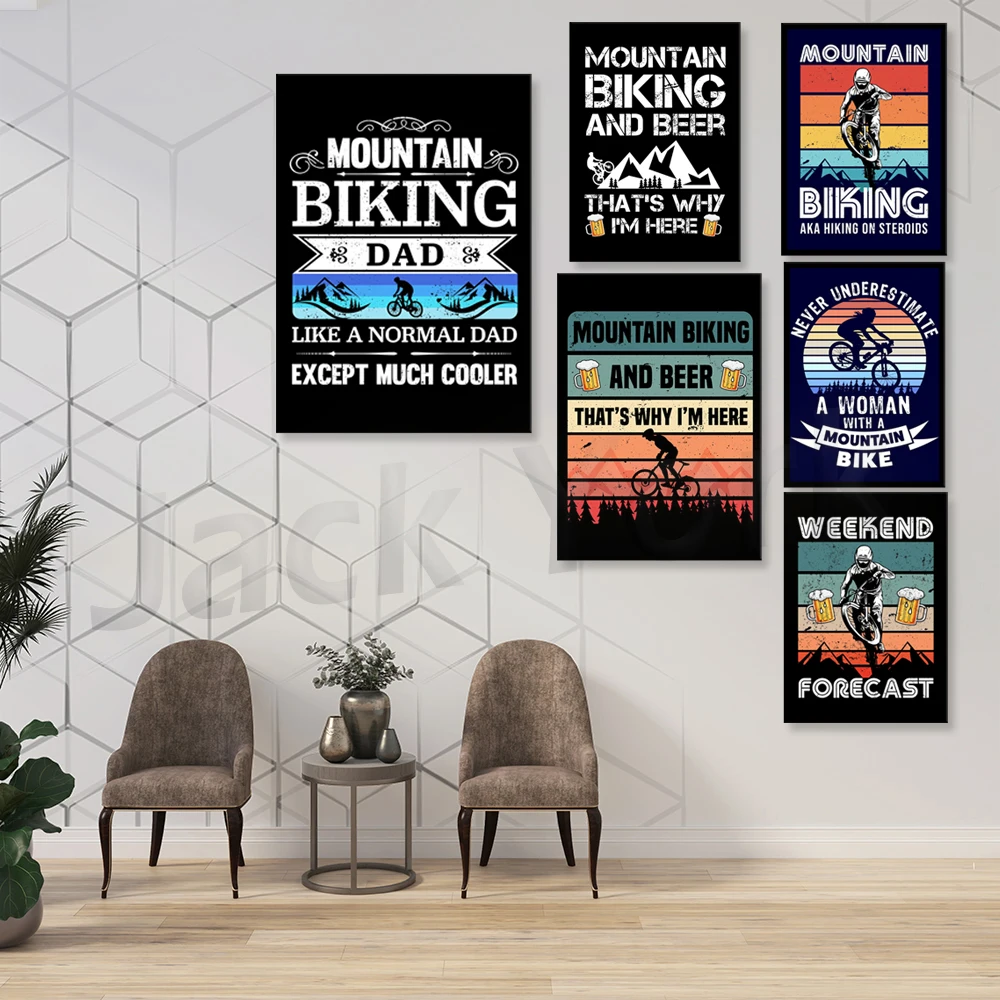 Go Mountain Bike Print Canvas  - Mountain Biking Extreme review and price