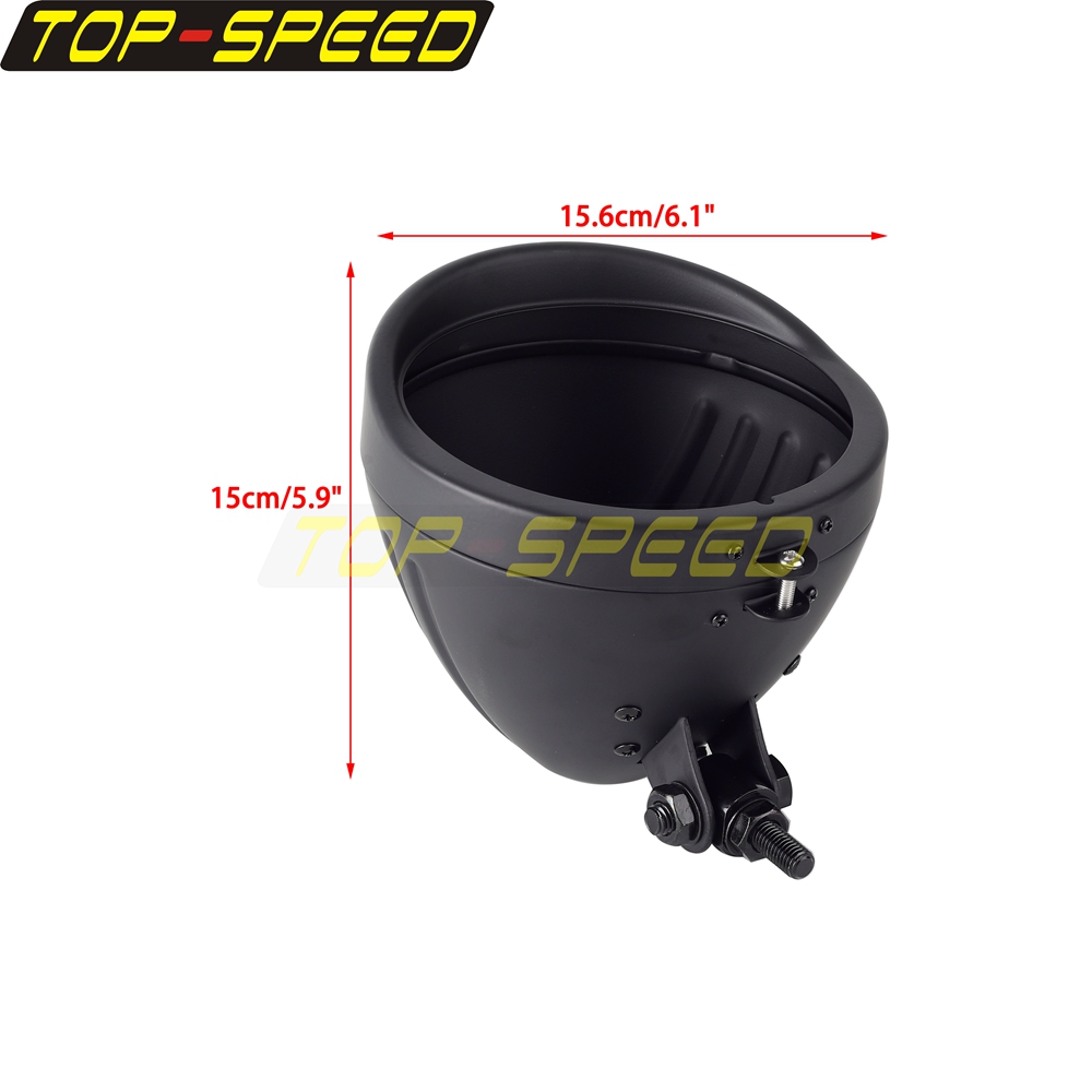 Black/Chrome Motorcycle Headla - Mountain Biking Derby review and price
