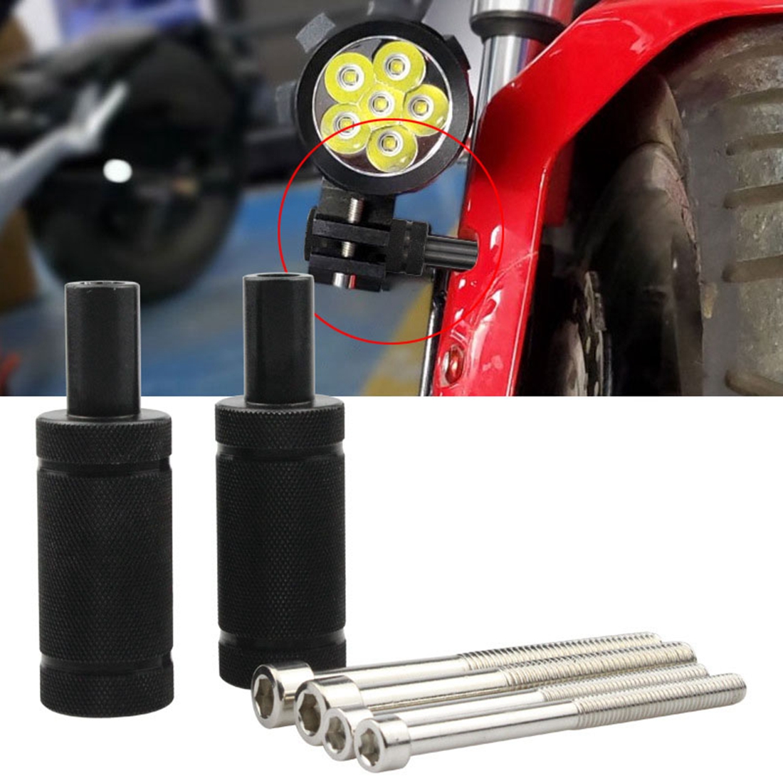 Motorcycle Headlight Mount Hol - Mountain Biking Derby review and price